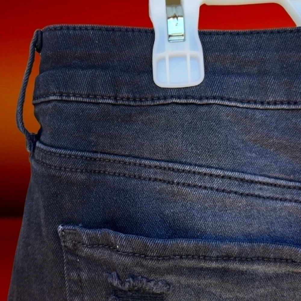 So Black Jean Mini Skirt. Size 17/33W, Fits Like An XL C50 - Picture 4 of 14
